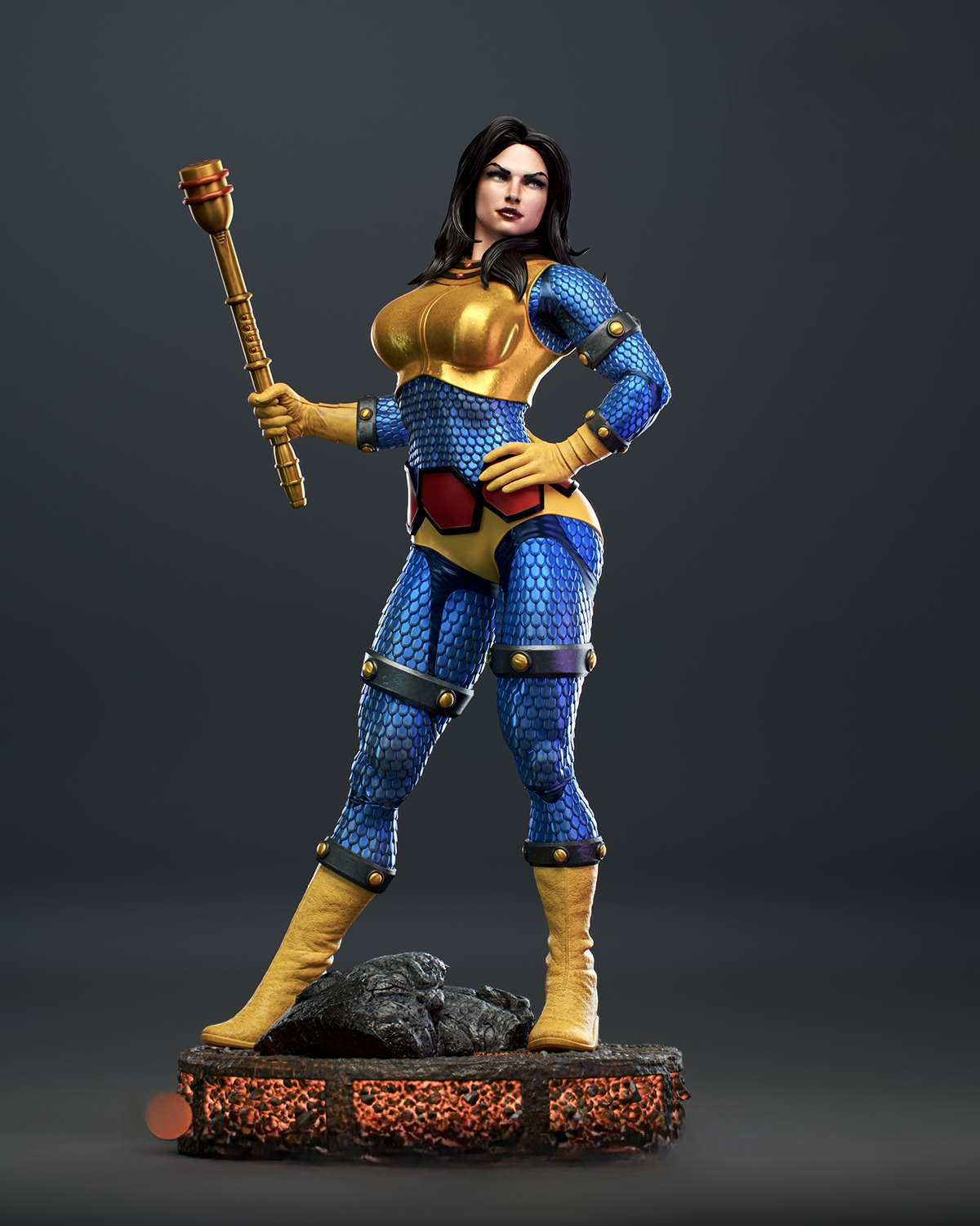 2571 Big Barda - DC Comics - STL 3D Print Files