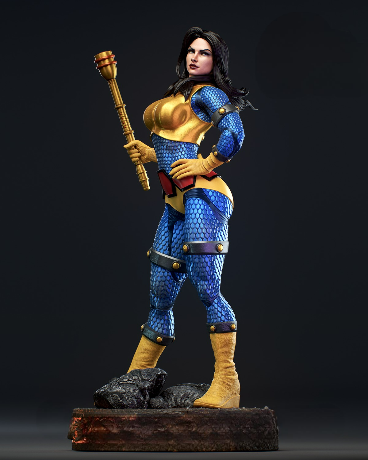 2571 Big Barda - DC Comics - STL 3D Print Files – My Stl