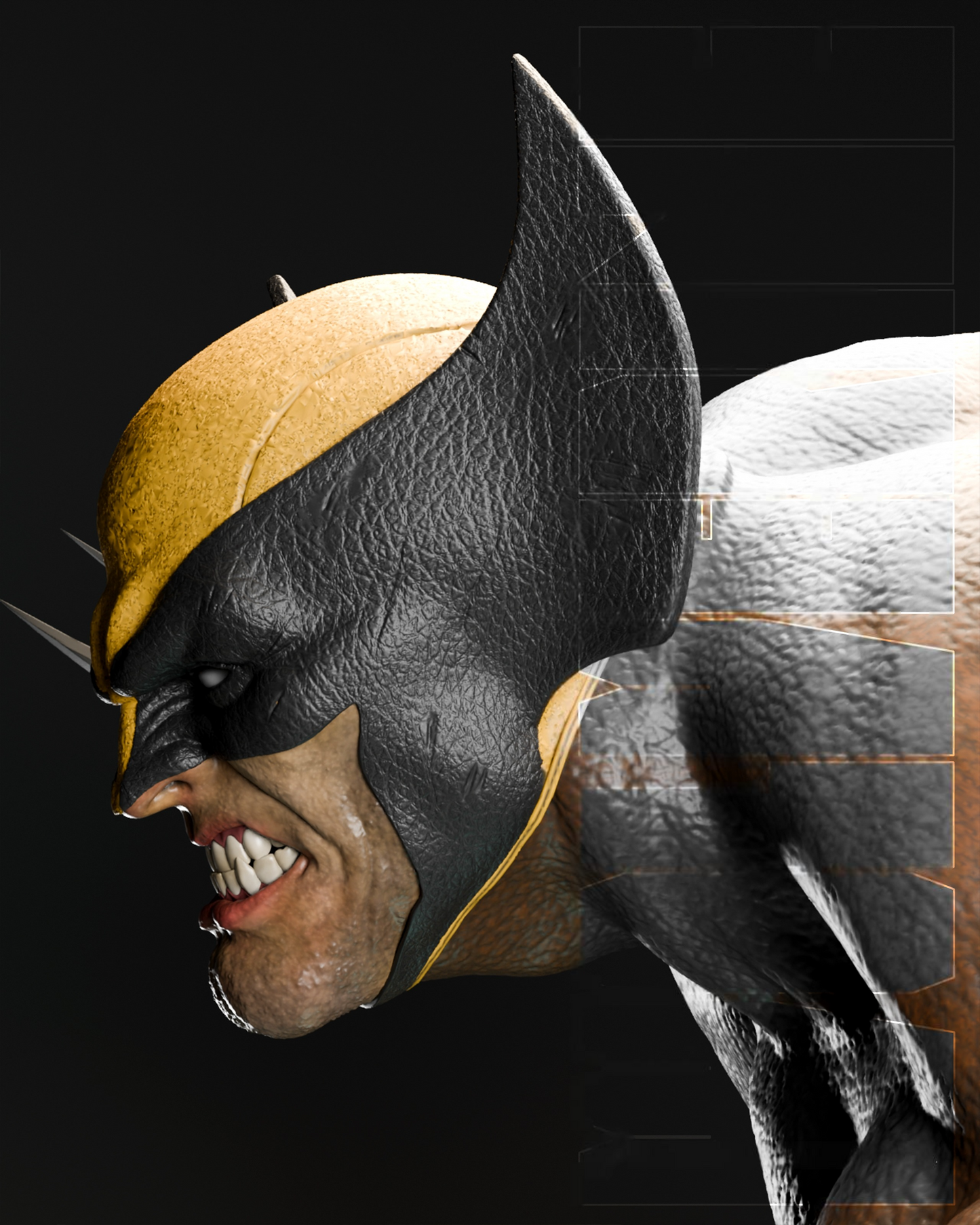 2588 WOLVERINE - X-MEN - STL 3D Print Files