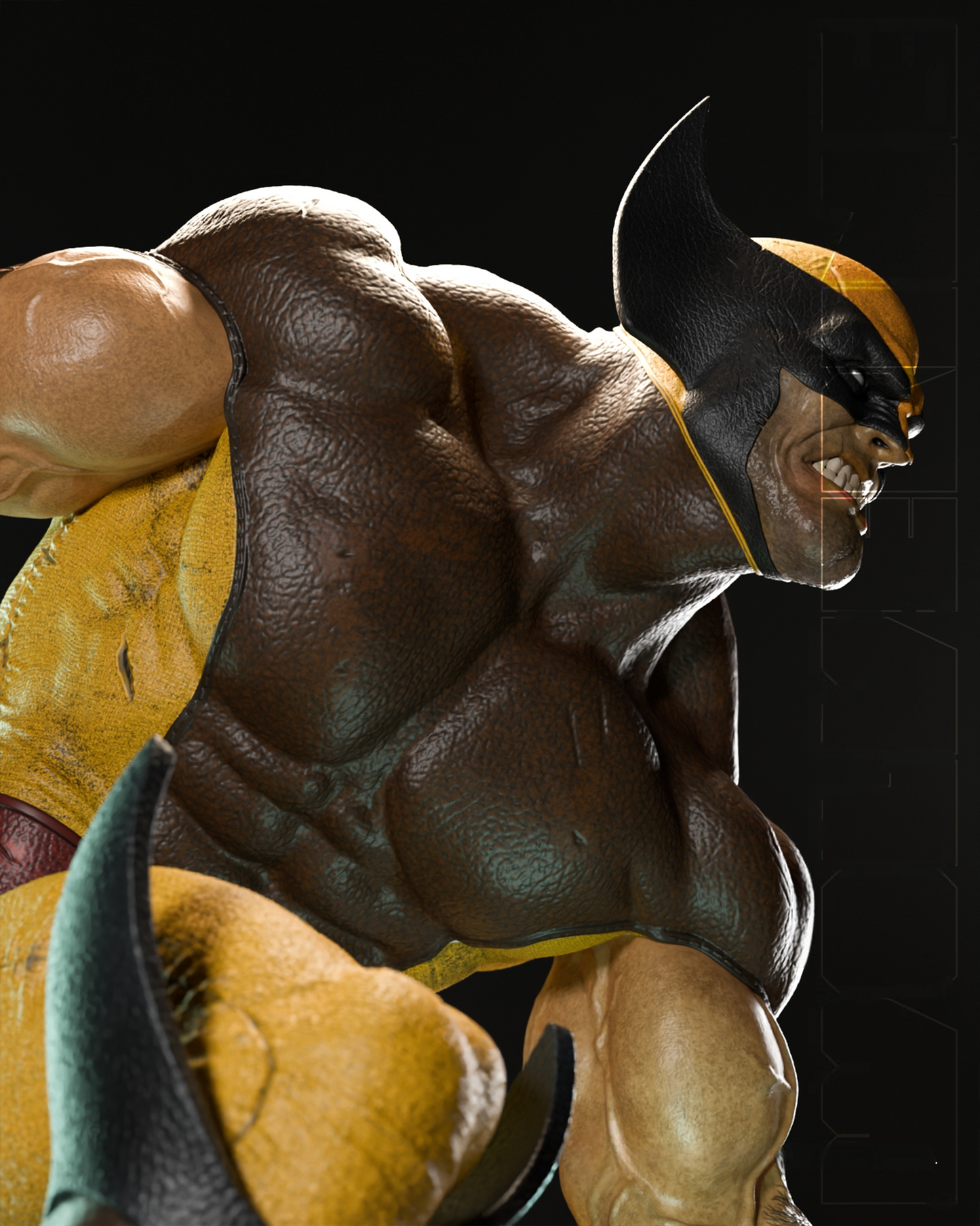 2588 WOLVERINE - X-MEN - STL 3D Print Files