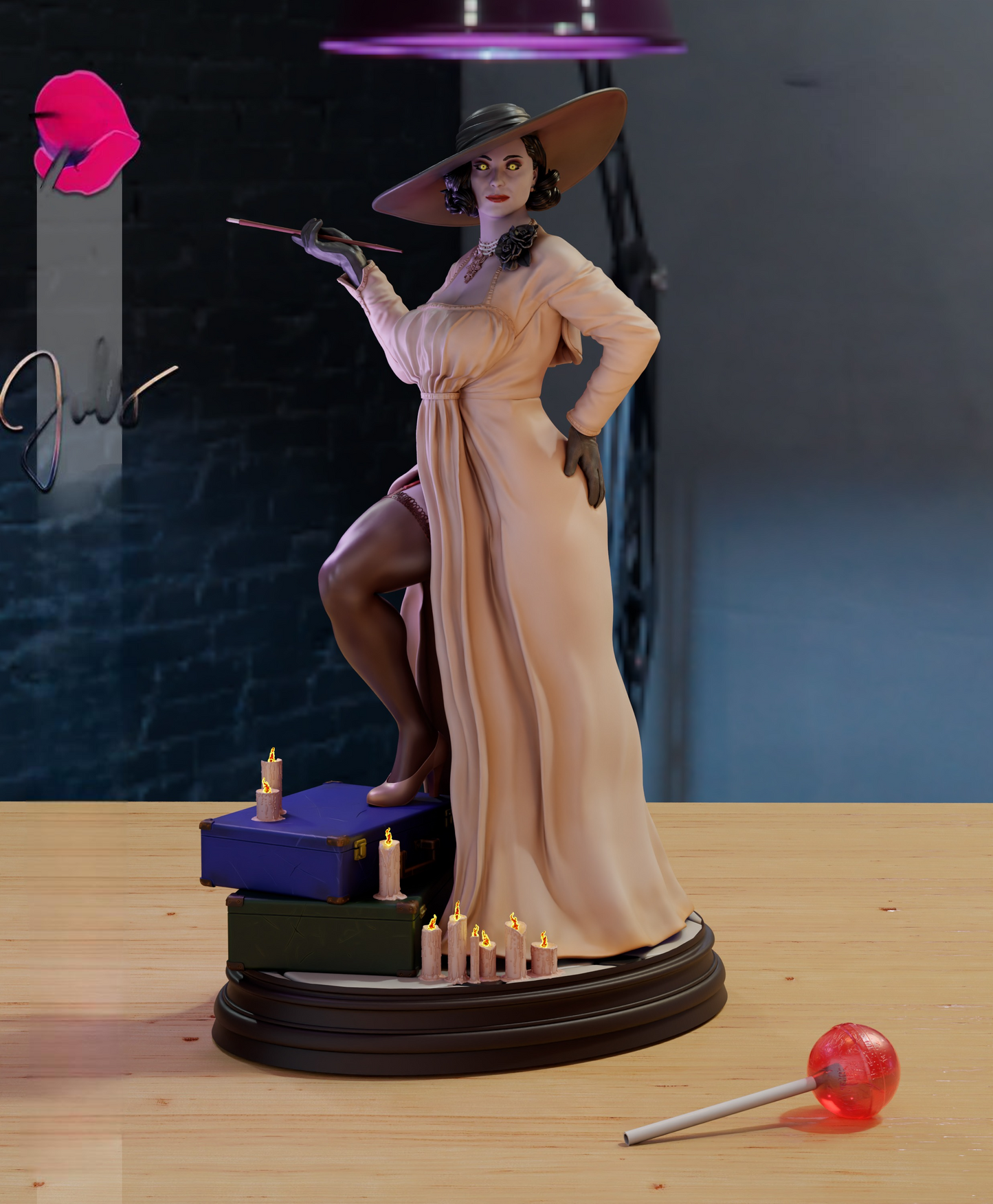 2589 Lady Dimitrescu NSFW - Resident Evil - STL 3D Print Files