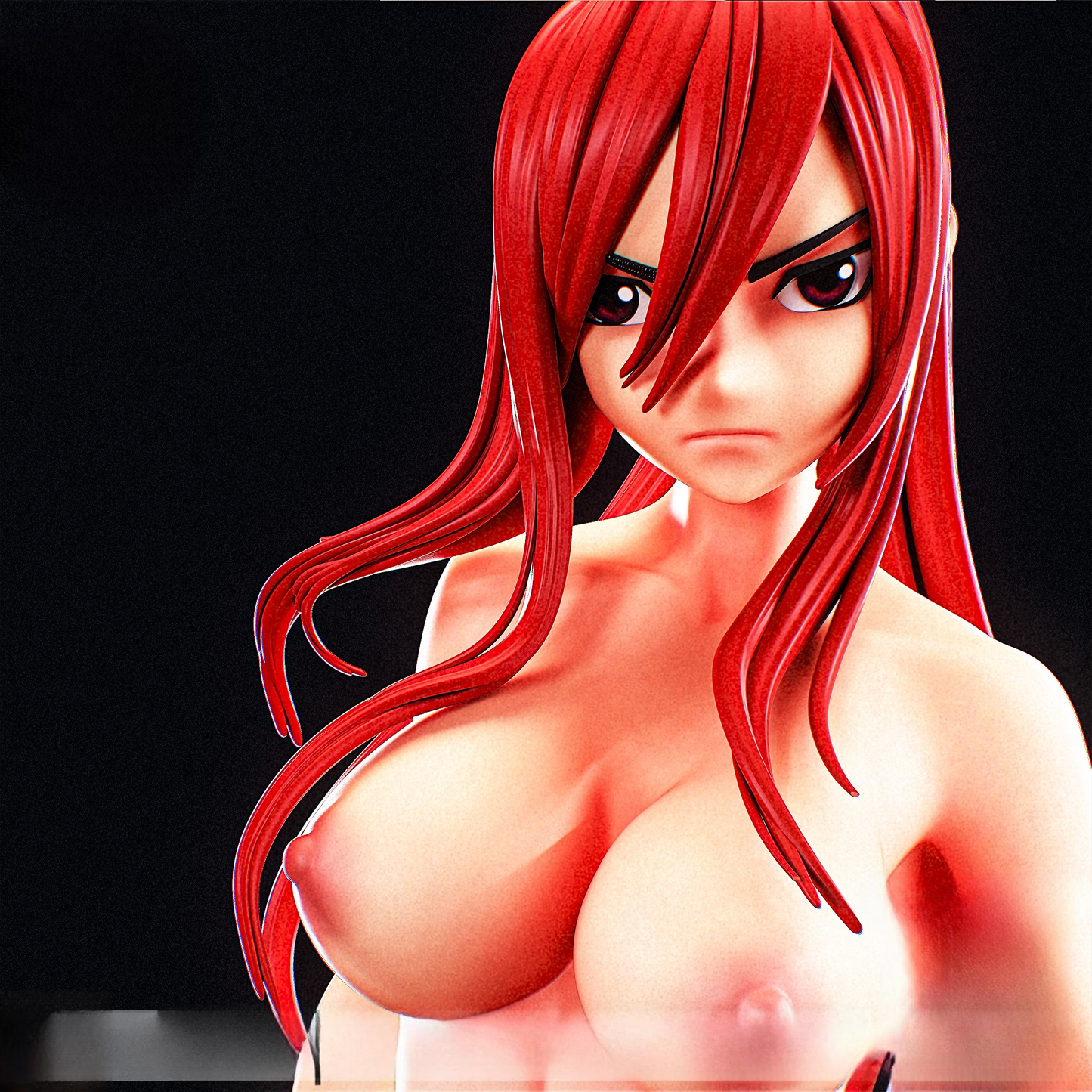 2590 Erza Scarlet NSFW - Fairy Tail - STL 3D Print Files