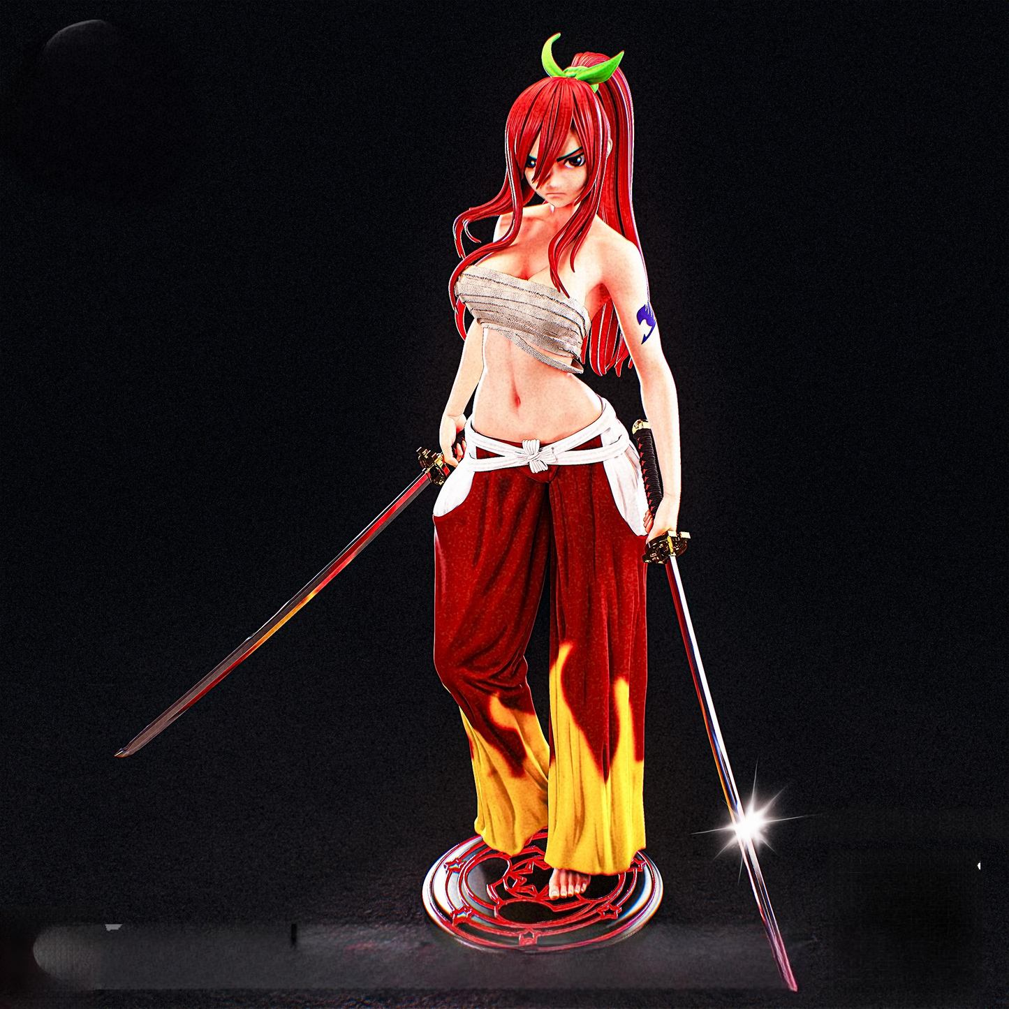 2590 Erza Scarlet NSFW - Fairy Tail - STL 3D Print Files