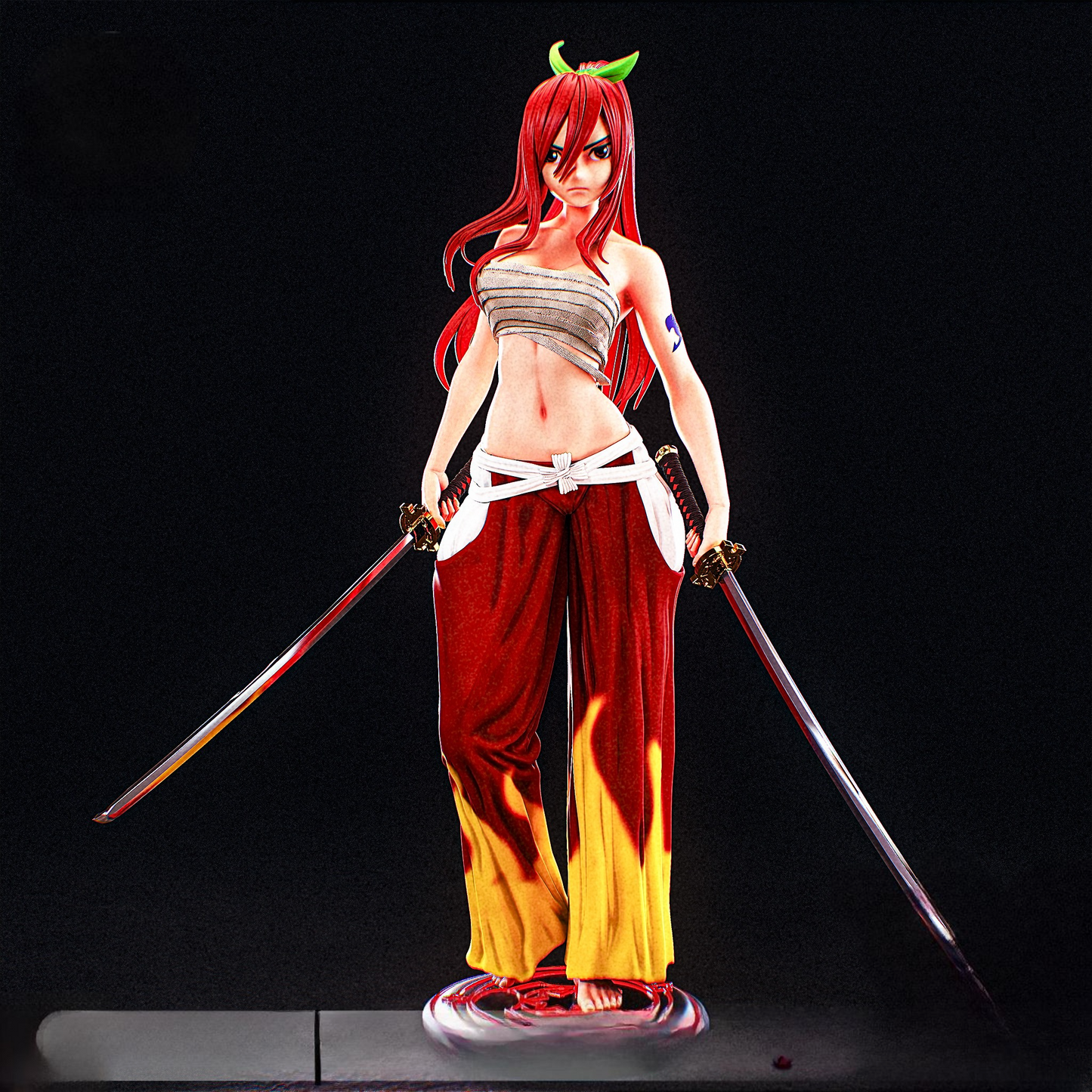 2590 Erza Scarlet NSFW - Fairy Tail - STL 3D Print Files