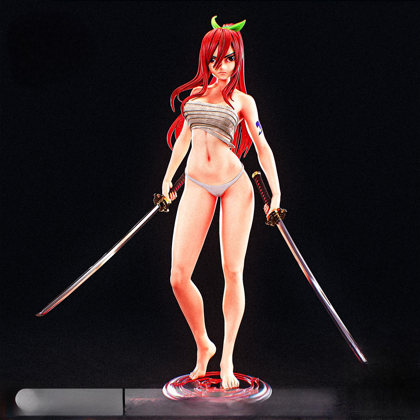 2590 Erza Scarlet NSFW - Fairy Tail - STL 3D Print Files