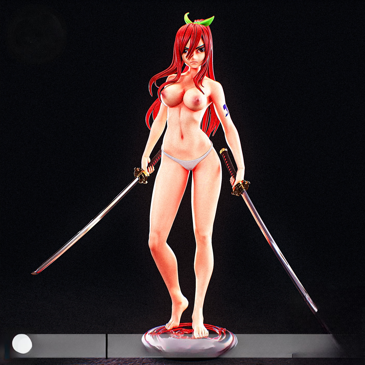 2590 Erza Scarlet NSFW - Fairy Tail - STL 3D Print Files