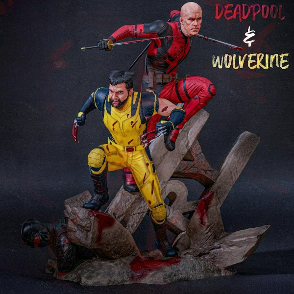 2608 Deadpool AND Wolverine - STL 3D Print Files