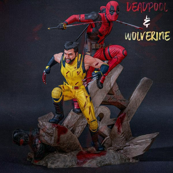 2608 Deadpool AND Wolverine - STL 3D Print Files