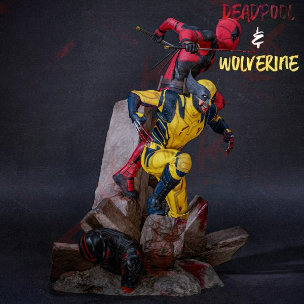 2608 Deadpool AND Wolverine - STL 3D Print Files