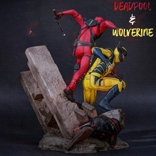 2608 Deadpool AND Wolverine - STL 3D Print Files