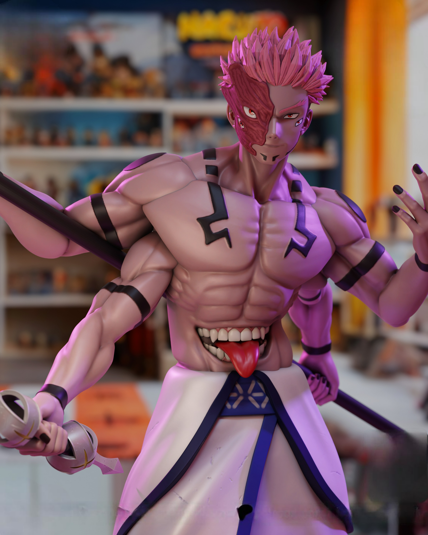 2611 Ryomen Sukuna - Jujutsu Kaisen - STL 3D Print Files