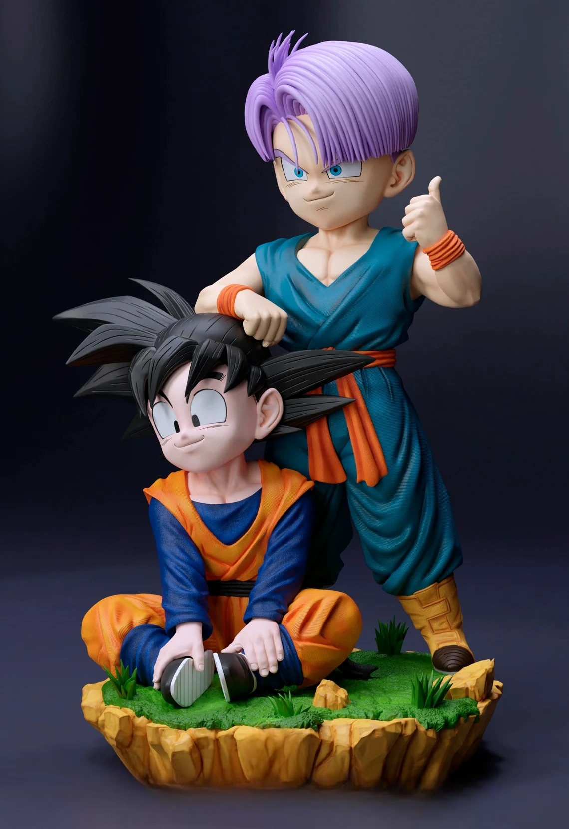 2614 Goten AND Trunks - Dragon Ball - STL 3D Print Files