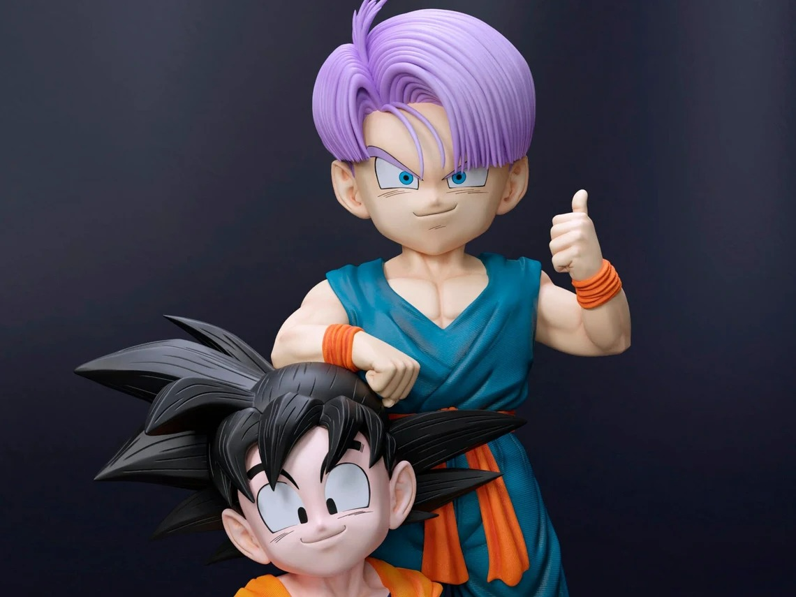 2614 Goten AND Trunks - Dragon Ball - STL 3D Print Files