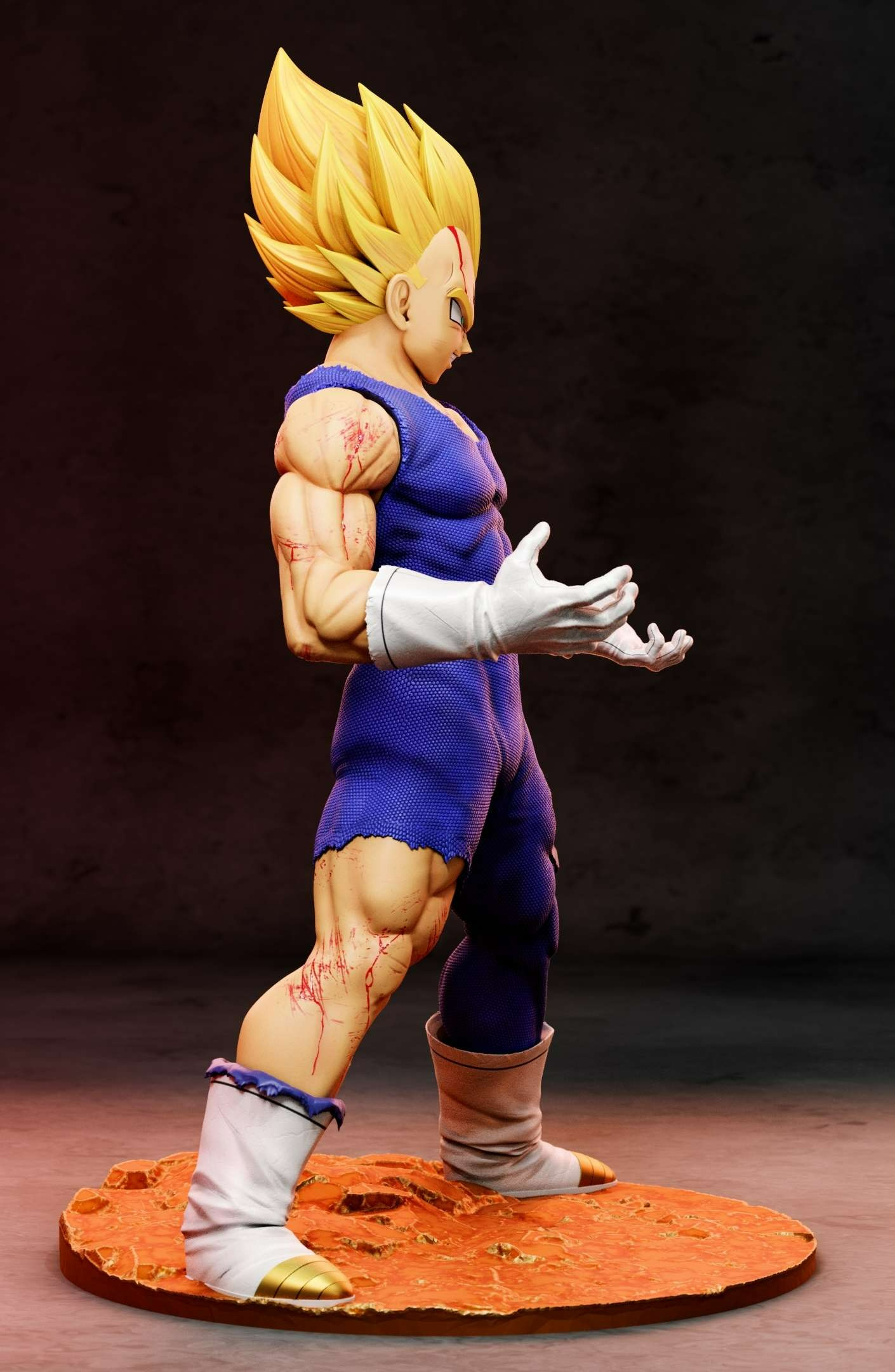 2615 Majin Vegeta - Dragon ball Z - STL 3D Print Files