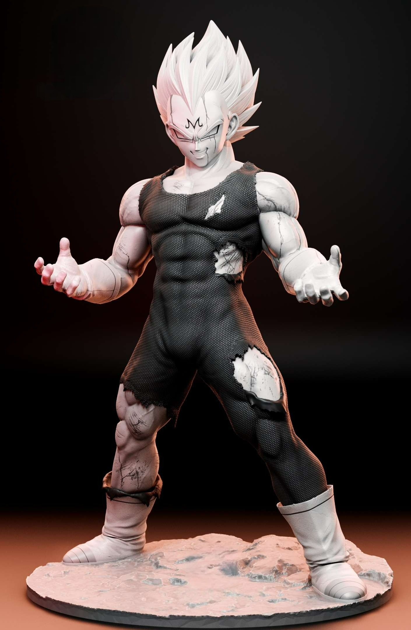 2615 Majin Vegeta - Dragon ball Z - STL 3D Print Files