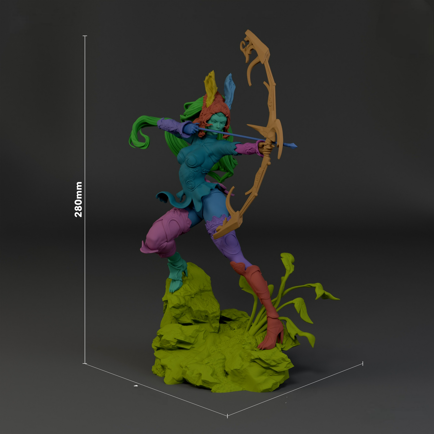 2623 Fran - Final Fantasy XII - STL 3D Print Files