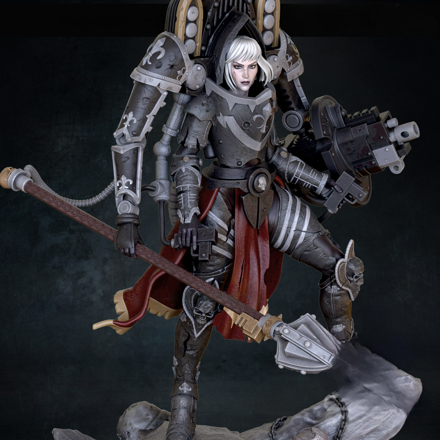 2626 Sister Of Battle NSFW – Warhammer 40k - STL 3D Print Files