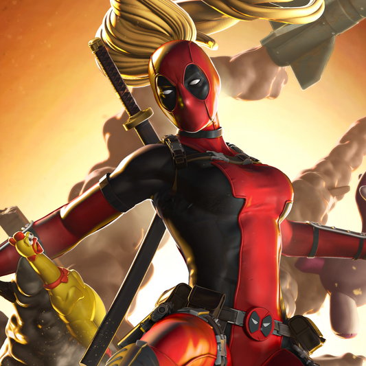 2630 Lady Deadpool - Deadpool - STL 3D Print Files