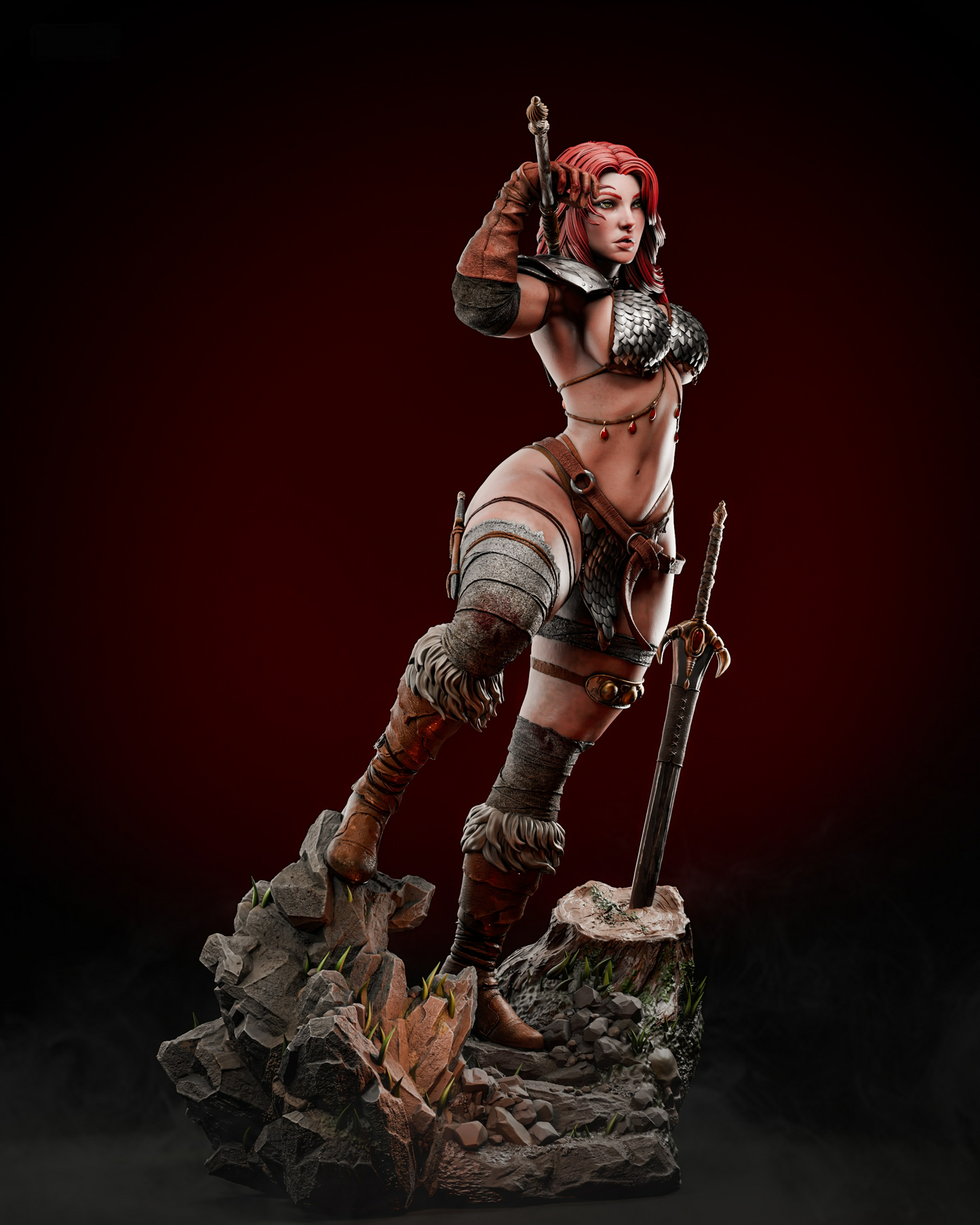 2635 Red Sonja - Marvel Comics - STL 3D Print Files