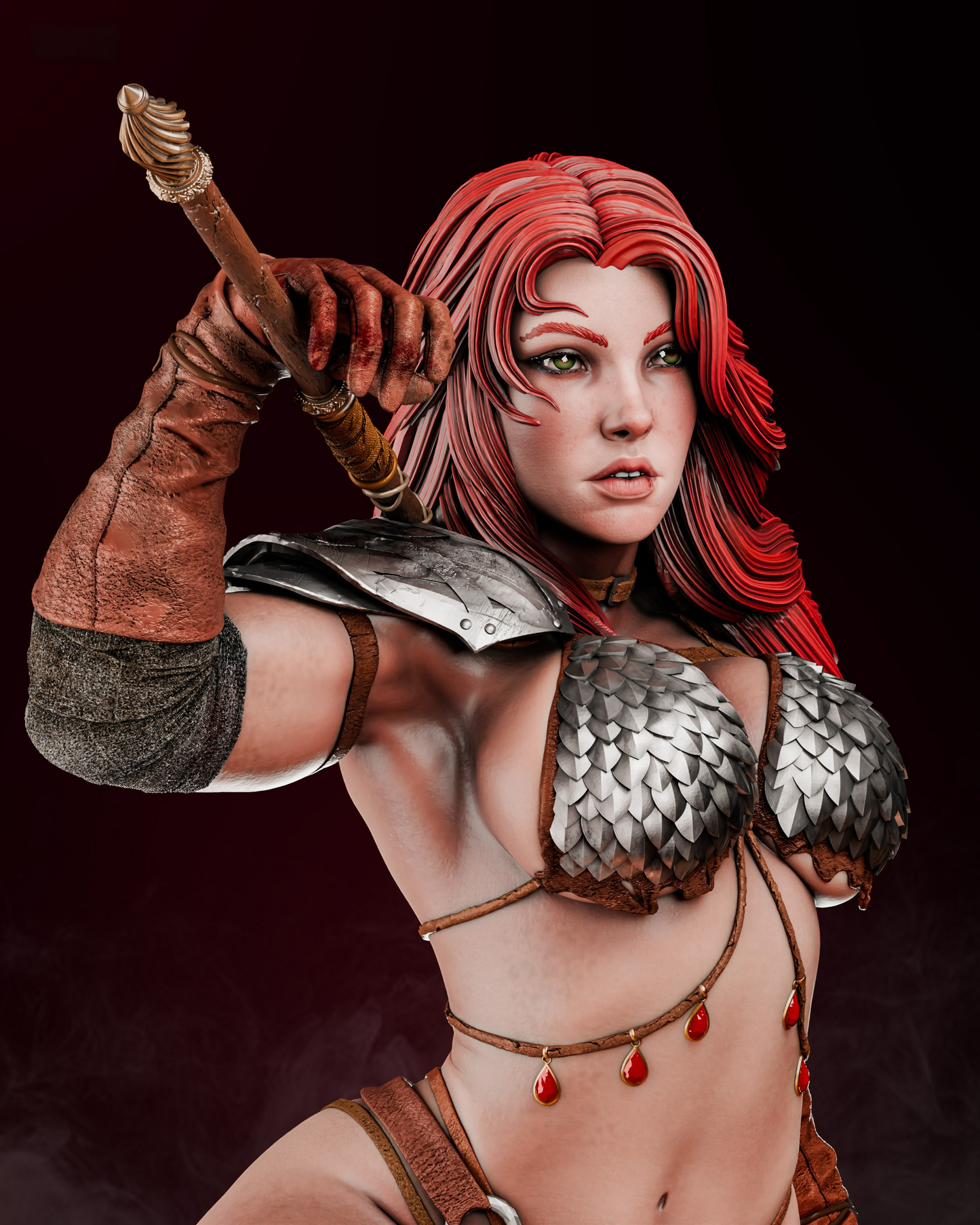 2635 Red Sonja - Marvel Comics - STL 3D Print Files