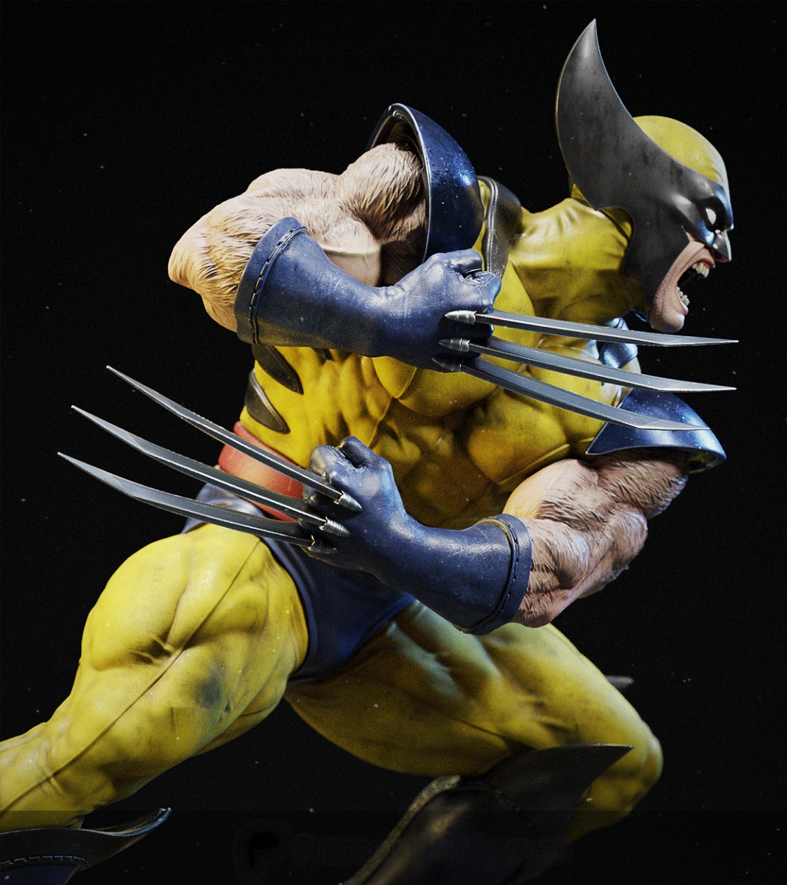 2639 WOLVERINE - LOGAN - STL 3D Print Files