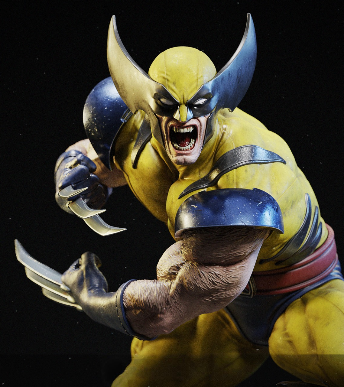 2639 WOLVERINE - LOGAN - STL 3D Print Files