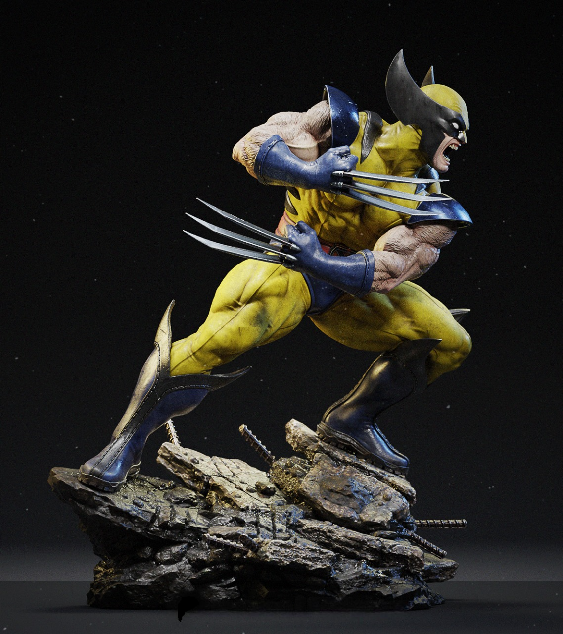 2639 WOLVERINE - LOGAN - STL 3D Print Files