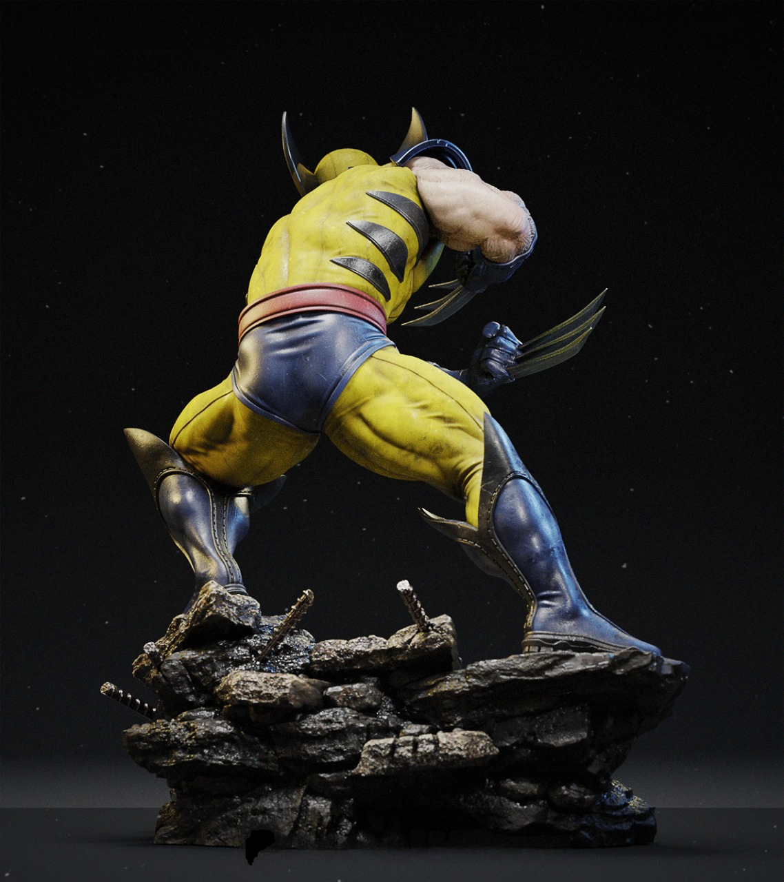 2639 WOLVERINE - LOGAN - STL 3D Print Files