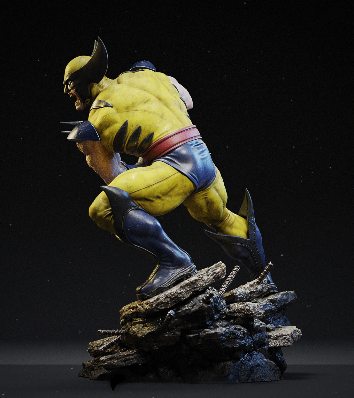 2639 WOLVERINE - LOGAN - STL 3D Print Files