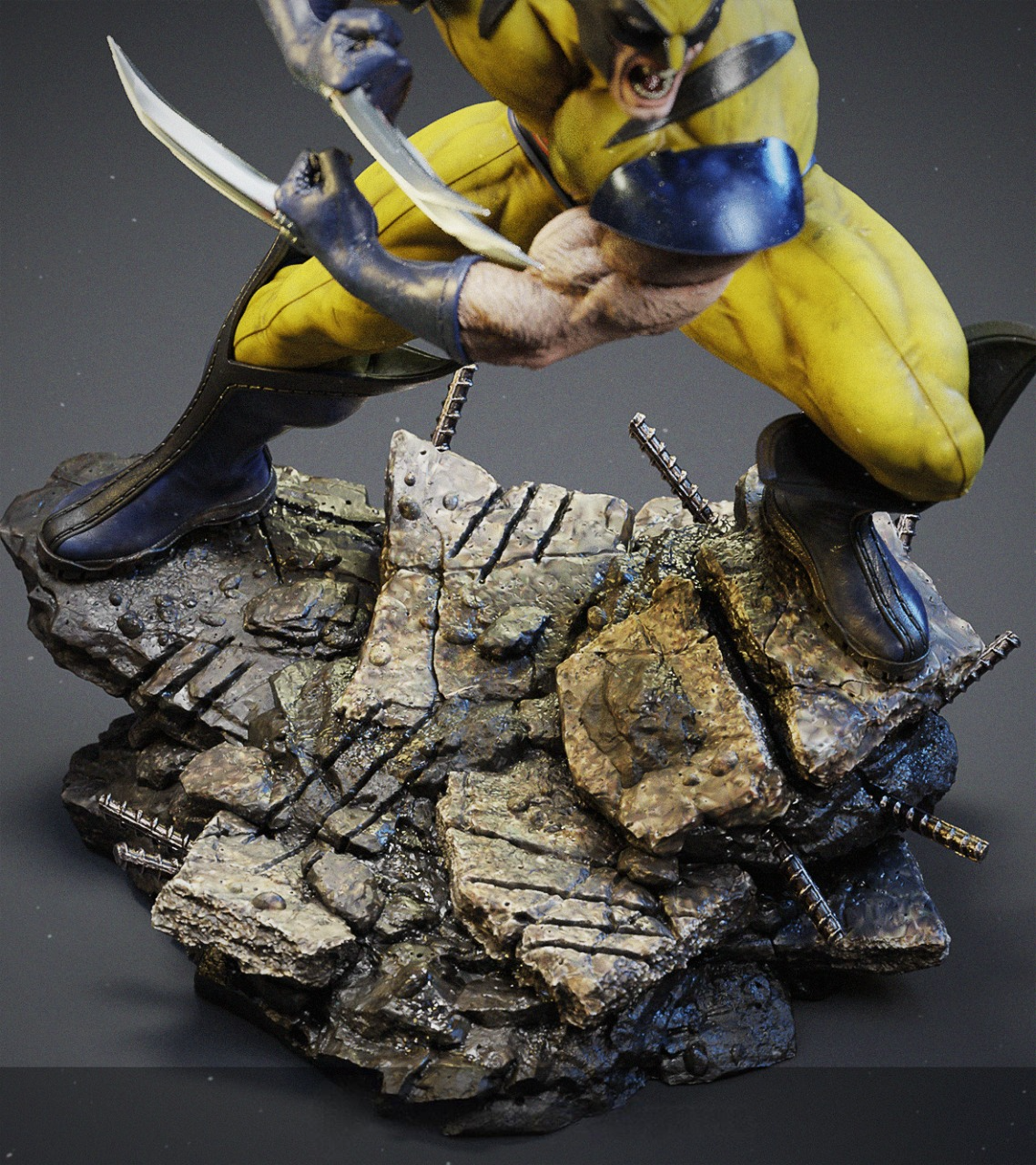 2639 WOLVERINE - LOGAN - STL 3D Print Files