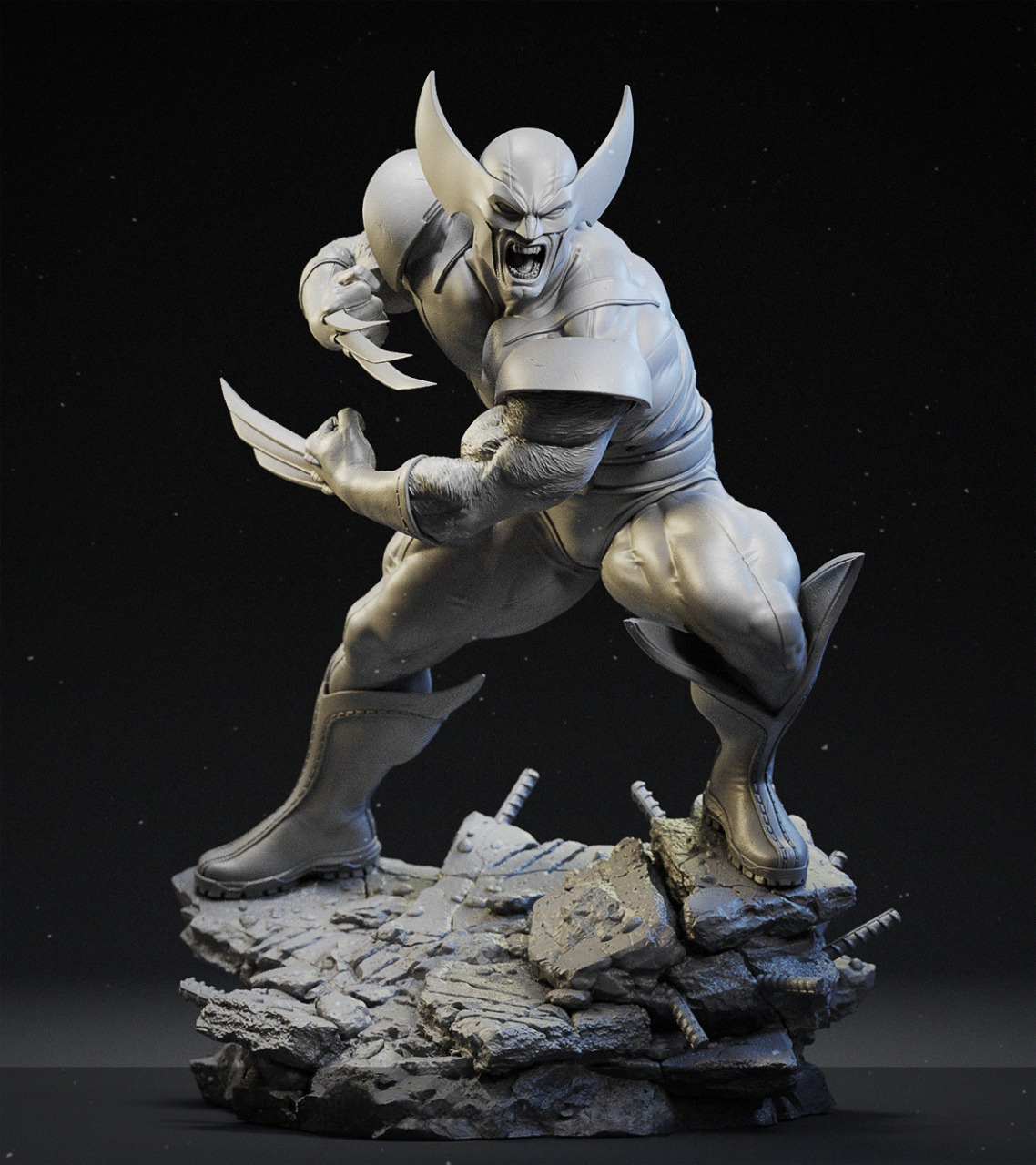 2639 WOLVERINE - LOGAN - STL 3D Print Files