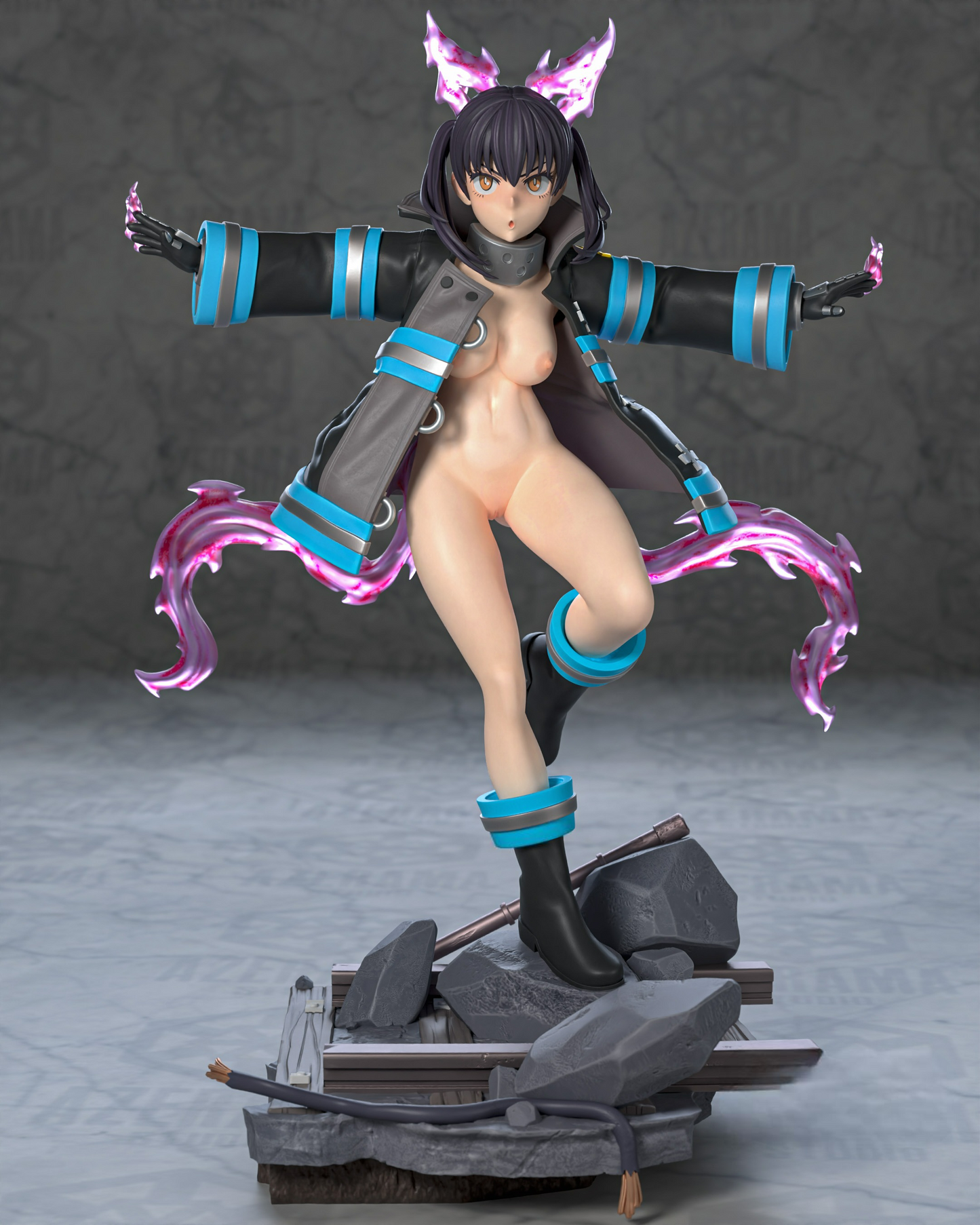 2642 Tamaki Kotatsu NSFW - Fire Force - STL 3D Print Files