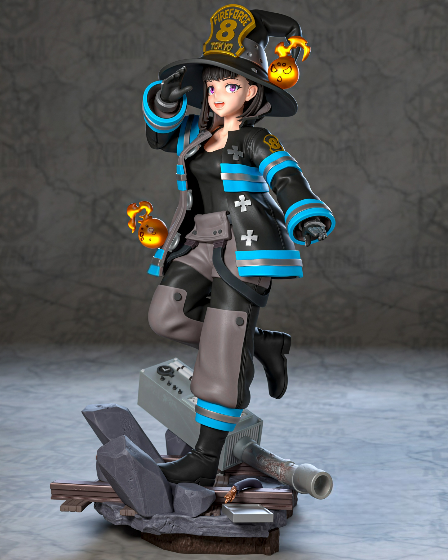 2643 Maki Oze NSFW - Fire Force - STL 3D Print Files