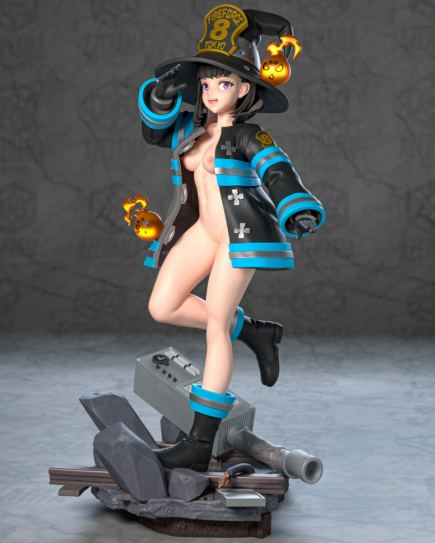 2643 Maki Oze NSFW - Fire Force - STL 3D Print Files