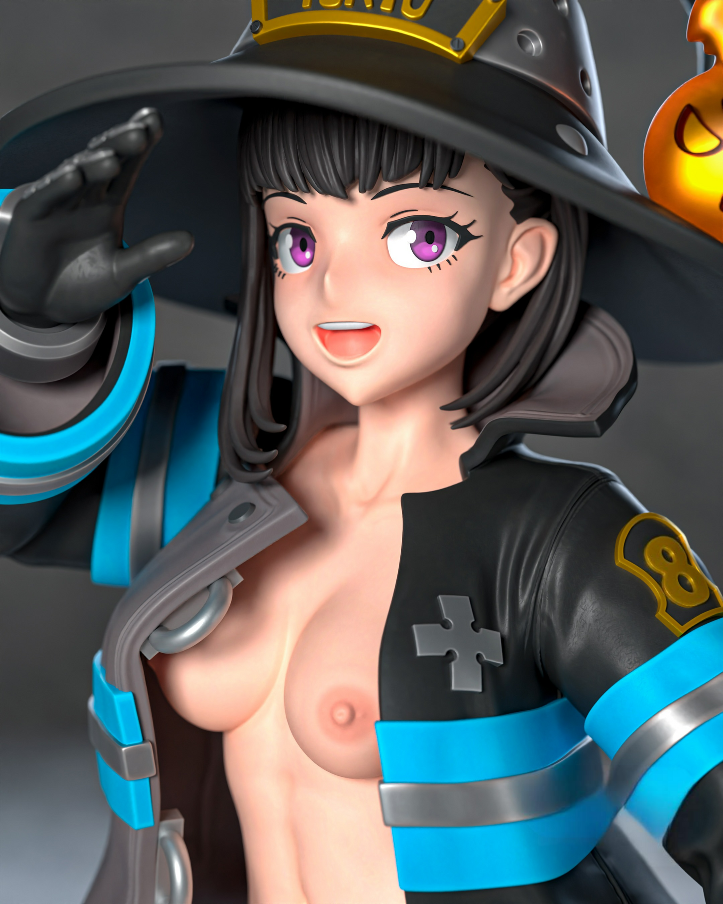 2643 Maki Oze NSFW - Fire Force - STL 3D Print Files