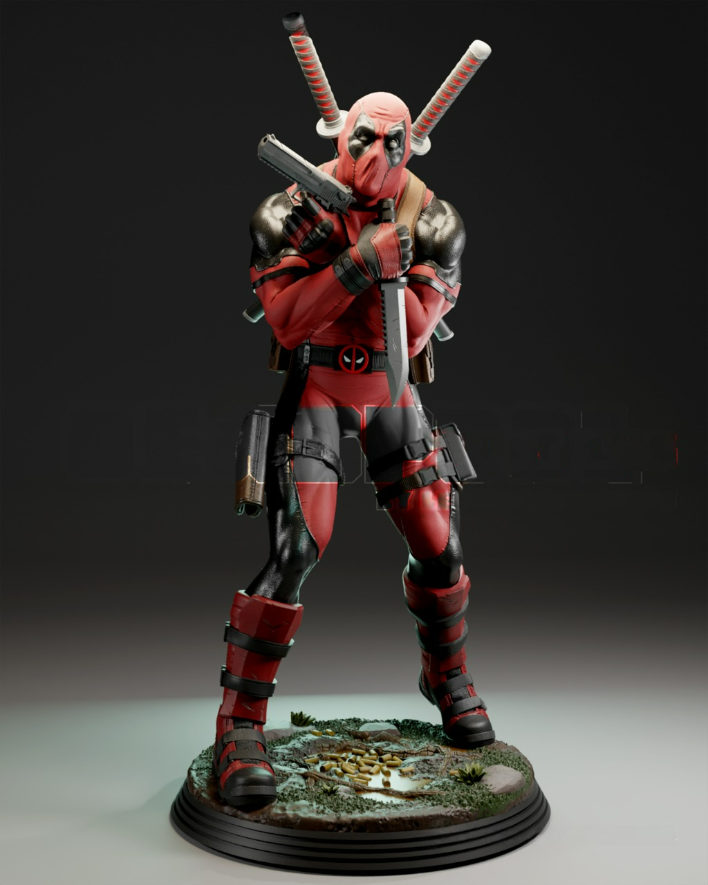 2645 Deadpool - Marvel Comics - STL 3D Print Files