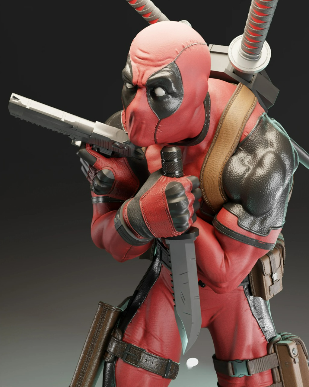 2645 Deadpool - Marvel Comics - STL 3D Print Files