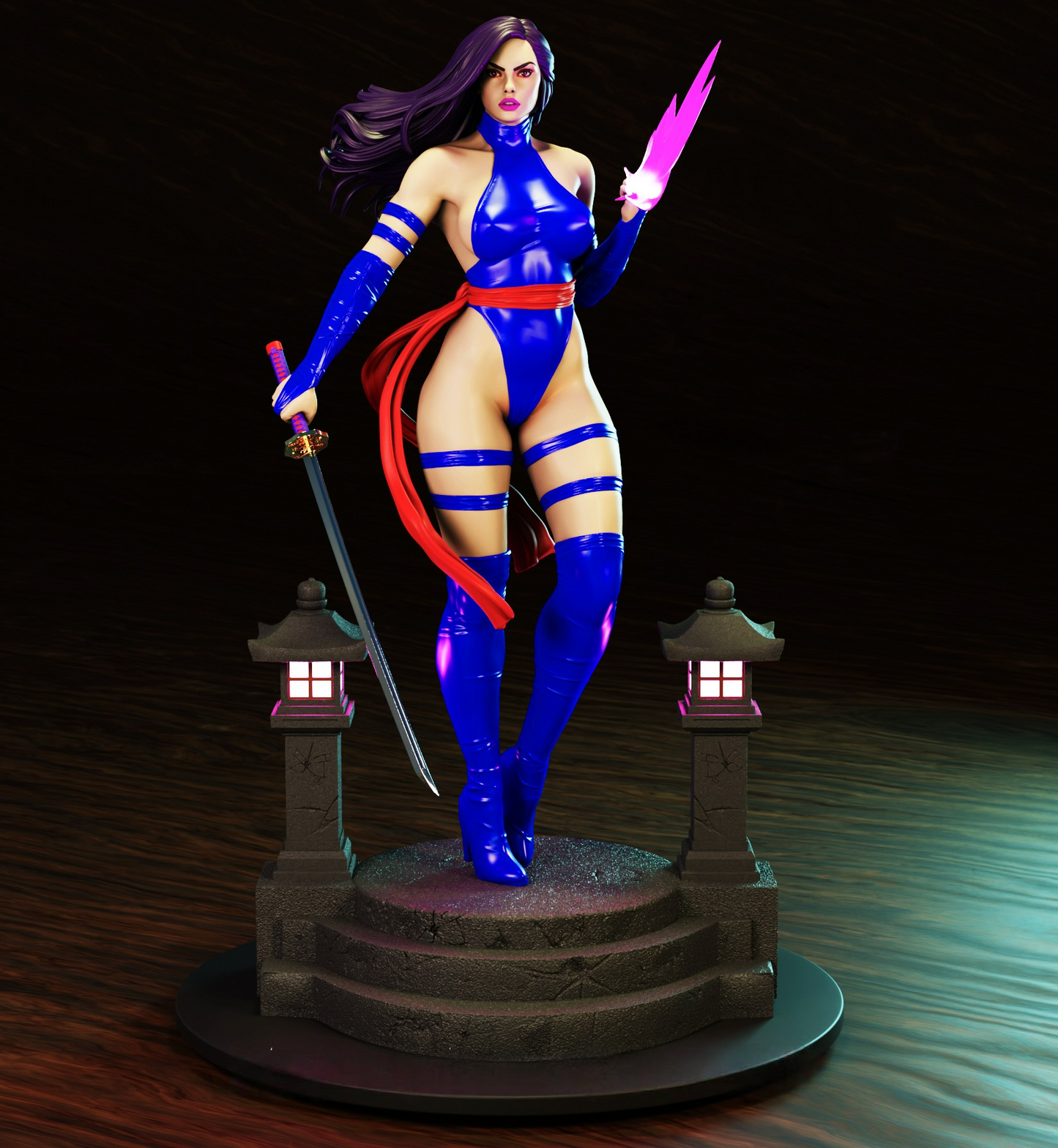 2648 Psylocke NSFW - X-men - STL 3D Print Files