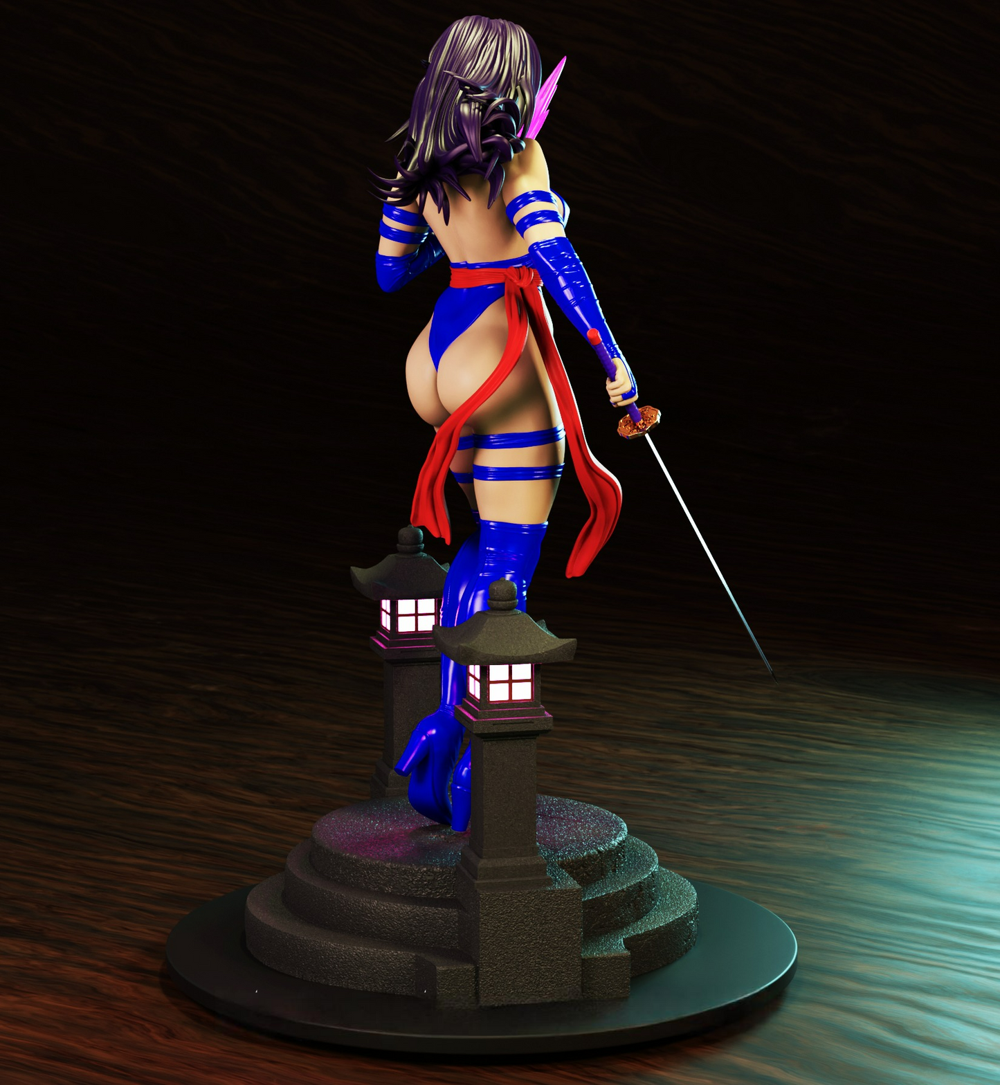 2648 Psylocke NSFW - X-men - STL 3D Print Files