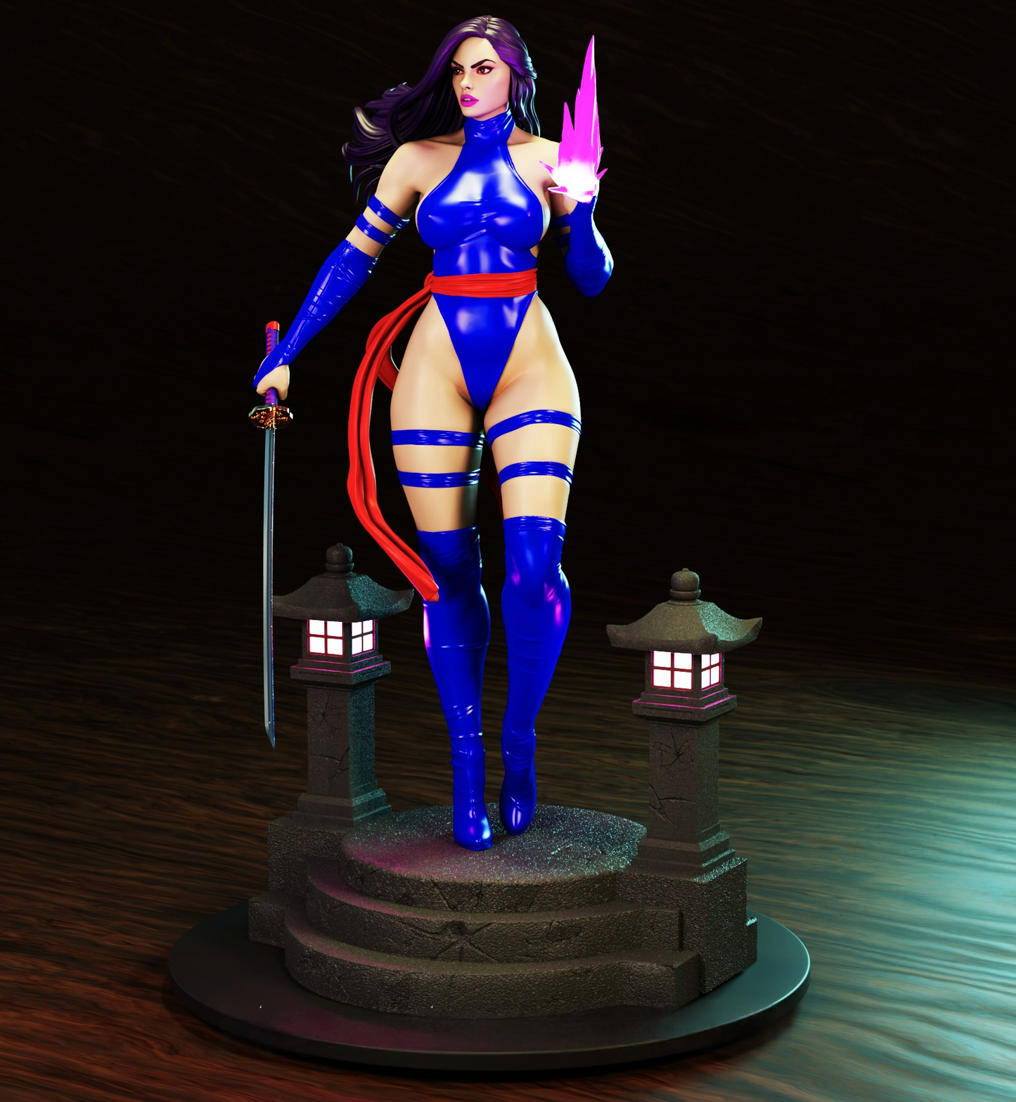 2648 Psylocke NSFW - X-men - STL 3D Print Files