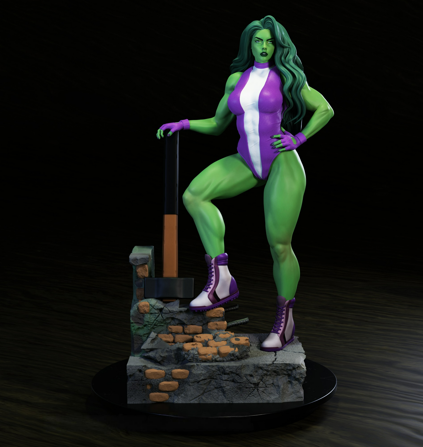 2647 She Hulk NSFW - Marvel Comics - STL 3D Print Files