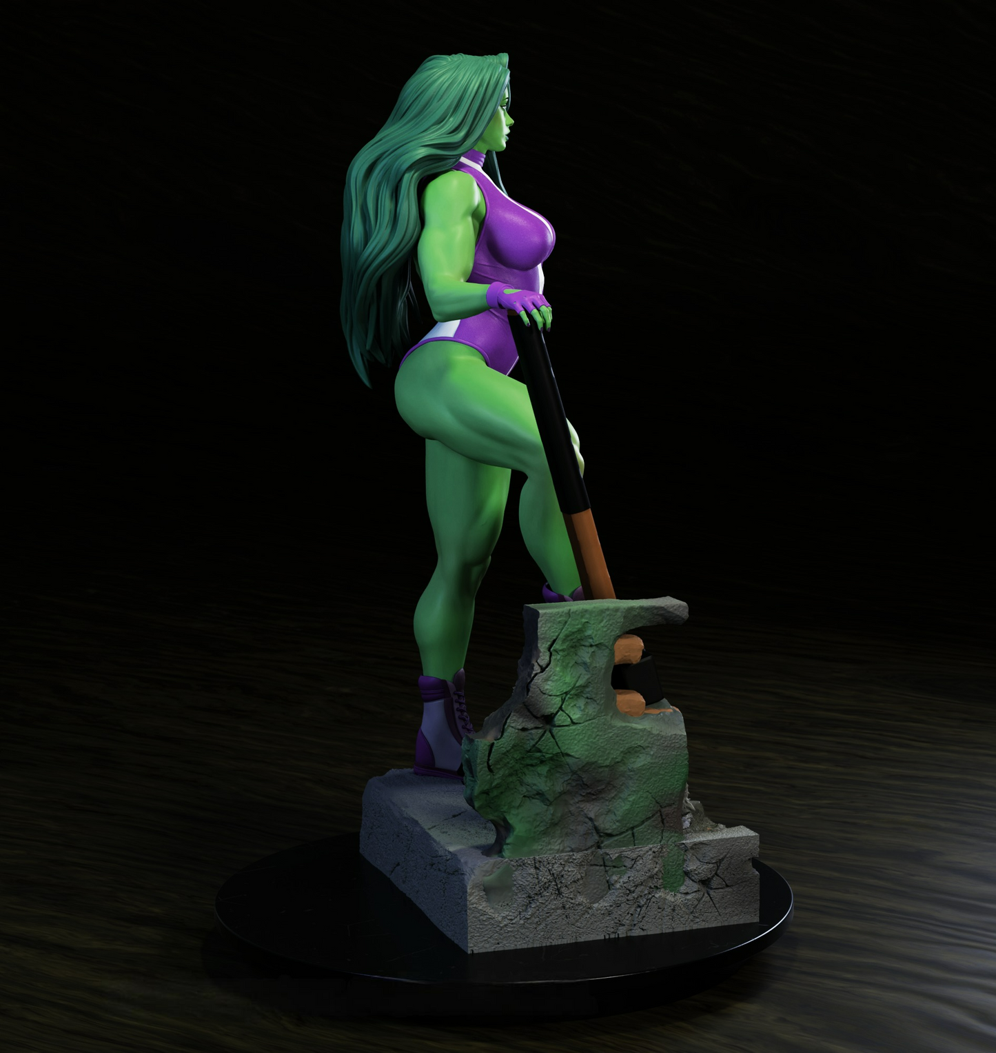 2647 She Hulk NSFW - Marvel Comics - STL 3D Print Files