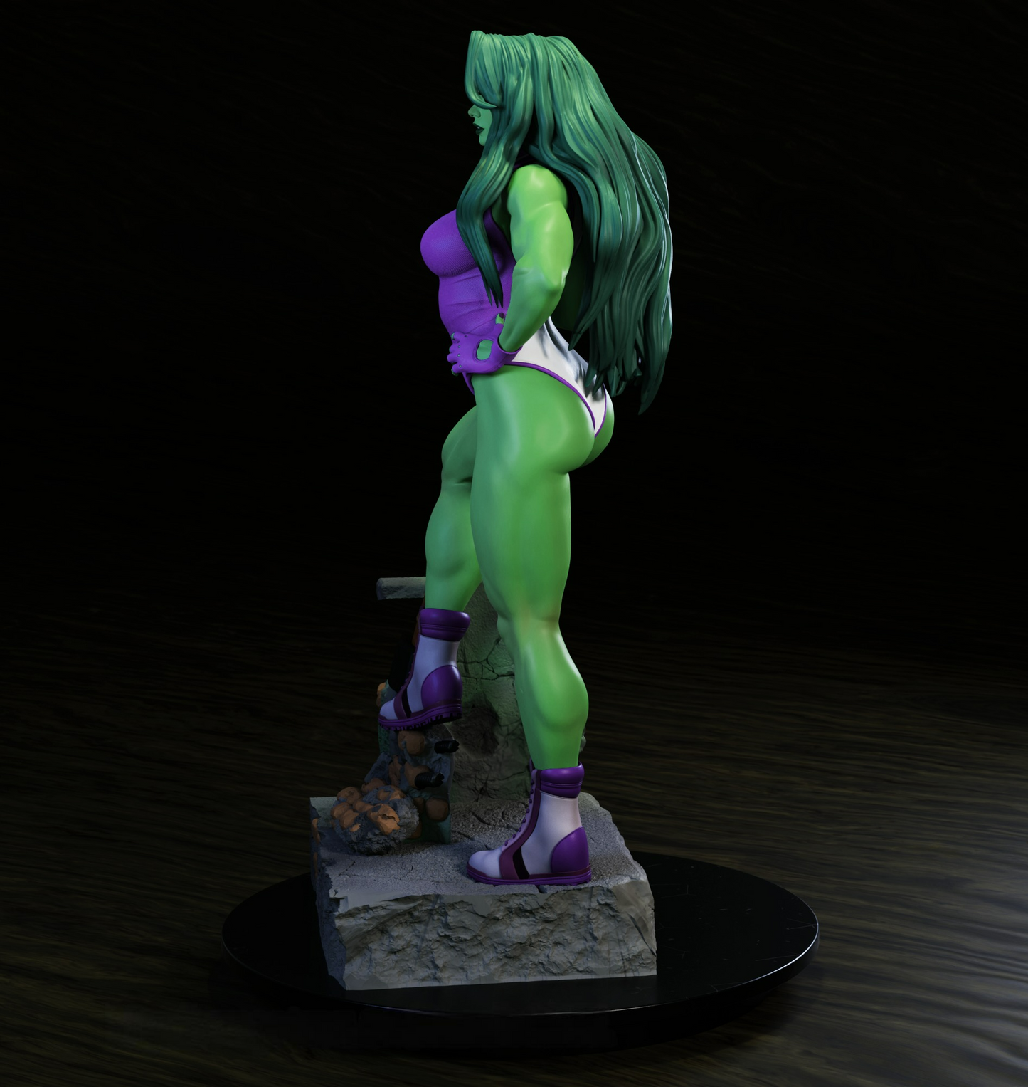 2647 She Hulk NSFW - Marvel Comics - STL 3D Print Files