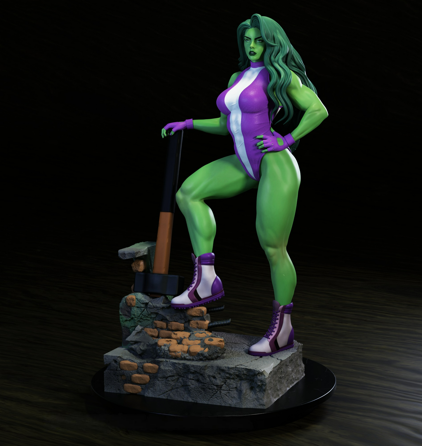 2647 She Hulk NSFW - Marvel Comics - STL 3D Print Files