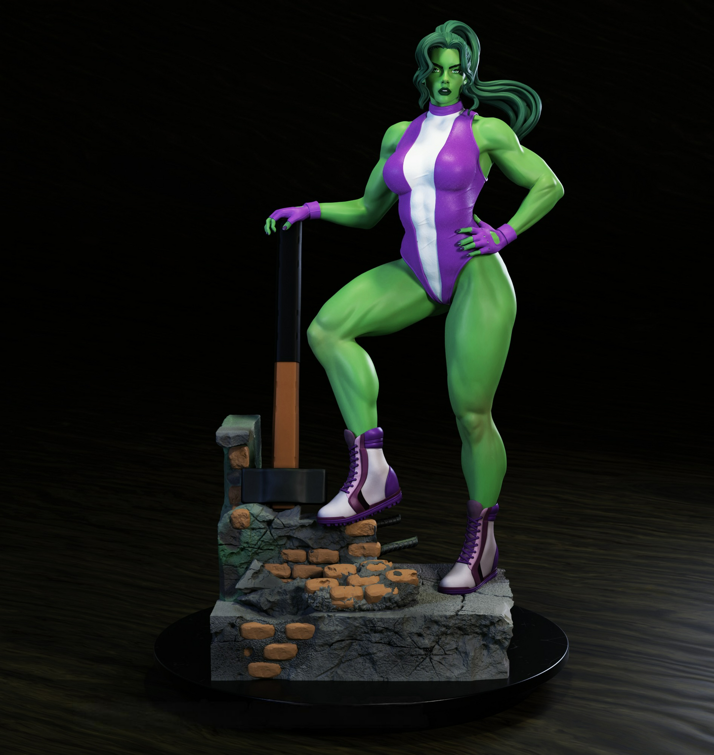 2647 She Hulk NSFW - Marvel Comics - STL 3D Print Files