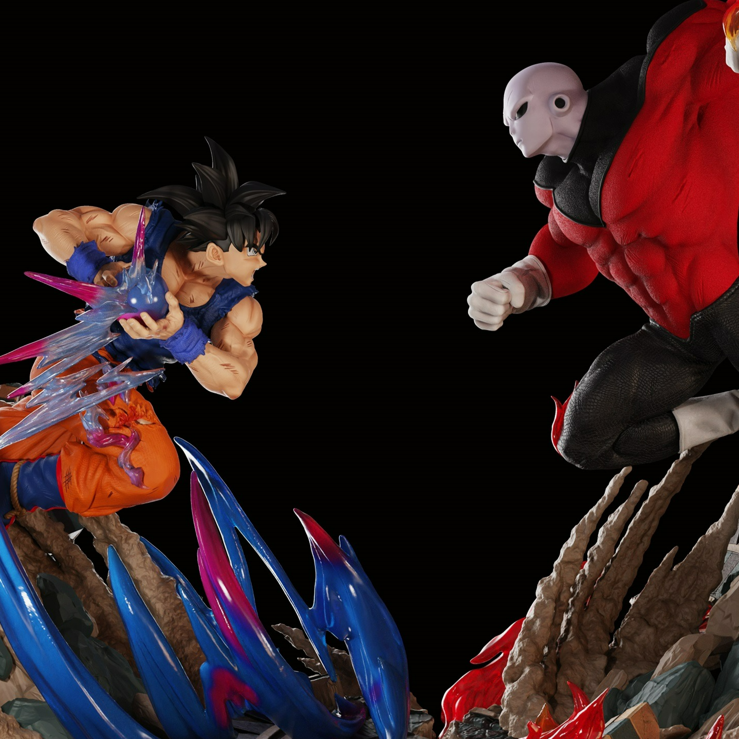 2656 Goku Vs Jiren - Dragon Ball Super - STL 3D Print Files