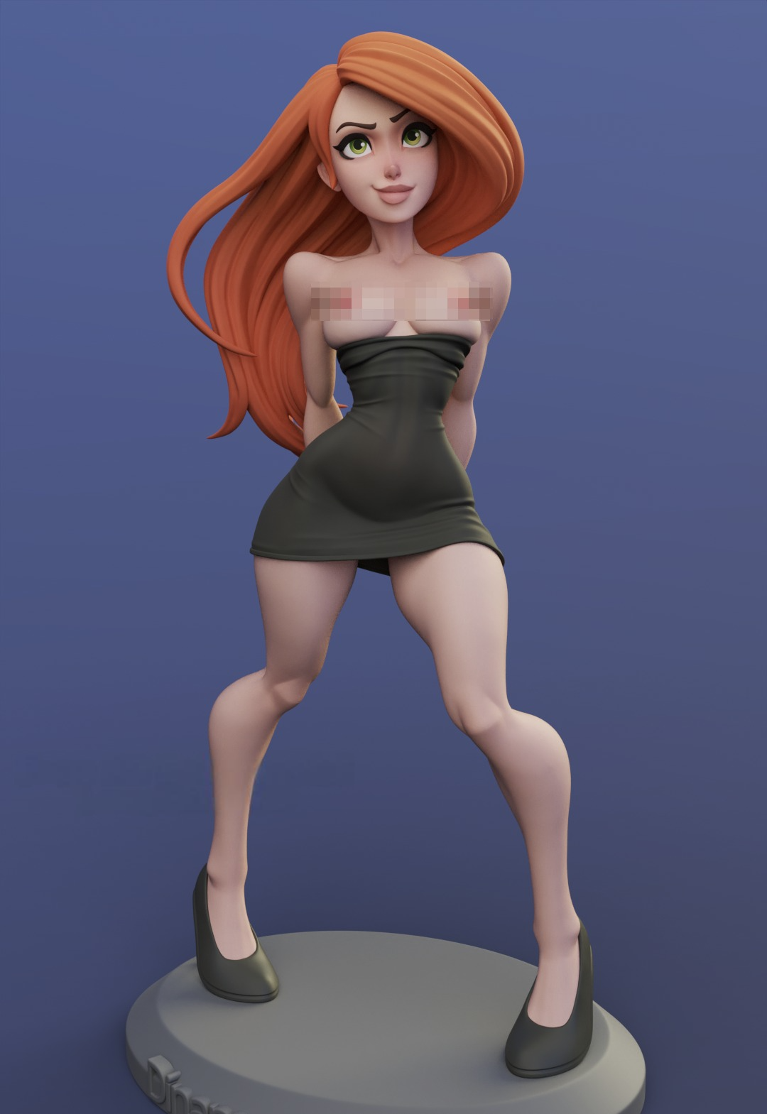 2663 Shego NSFW - Kim Possible - STL 3D Print Files