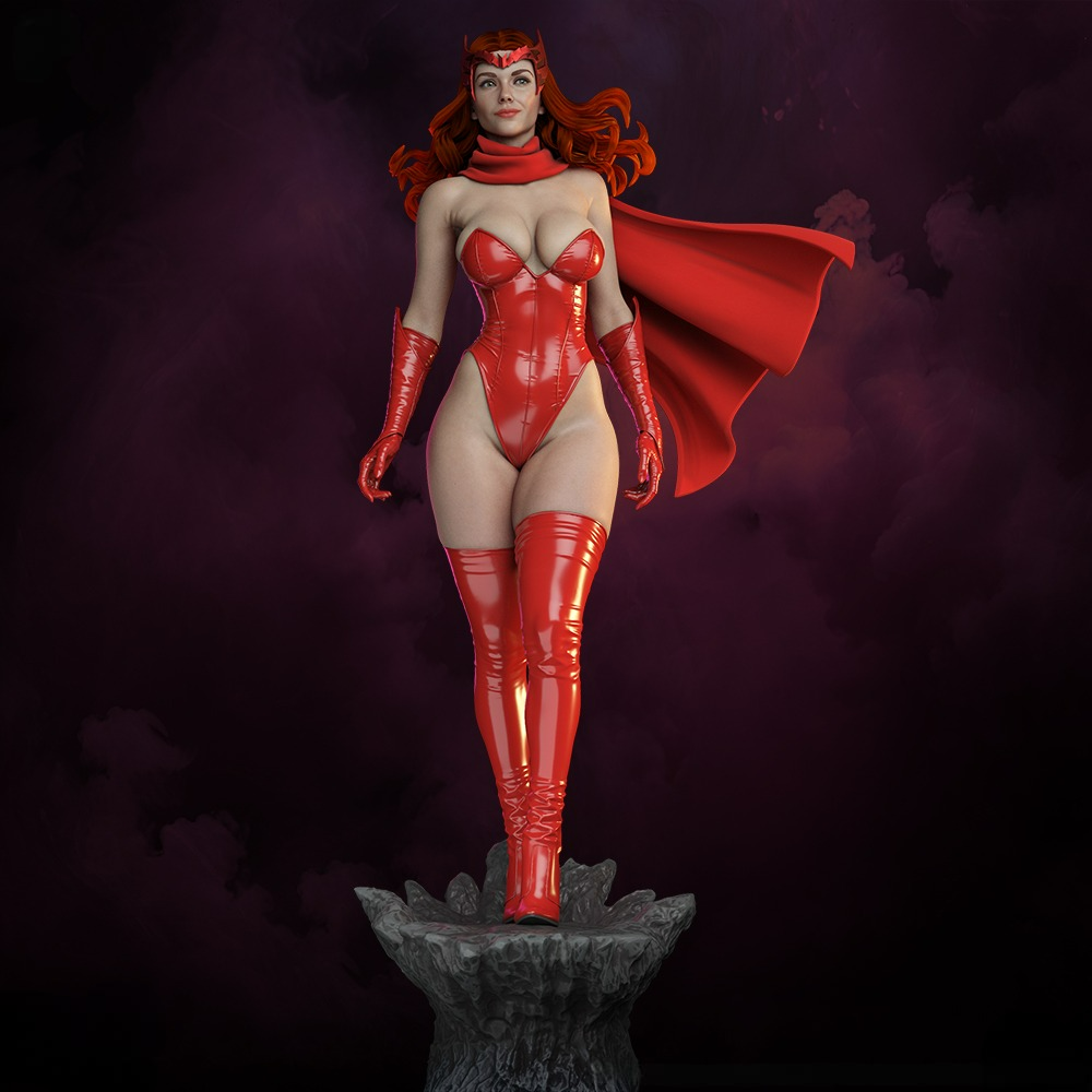 2664 Scarlet Witch - Wanda Maximoff - STL 3D Print Files