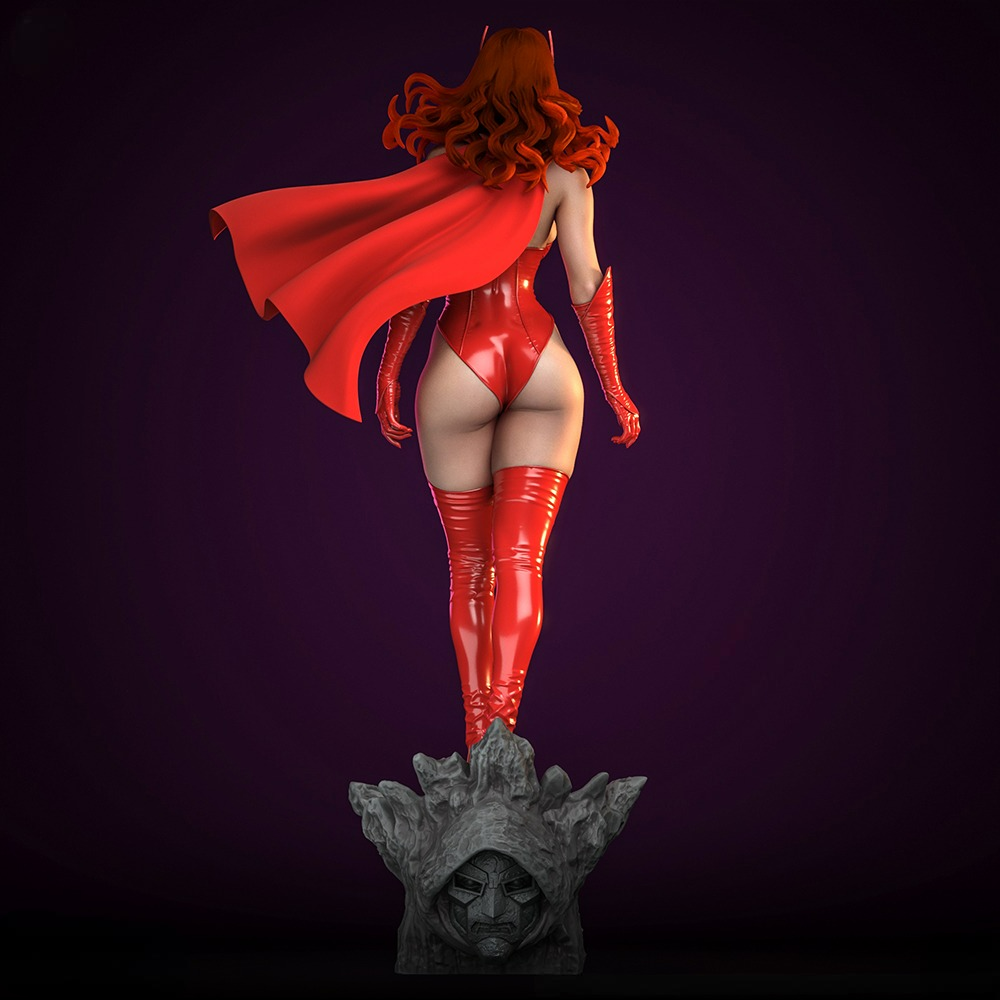 2664 Scarlet Witch - Wanda Maximoff - STL 3D Print Files