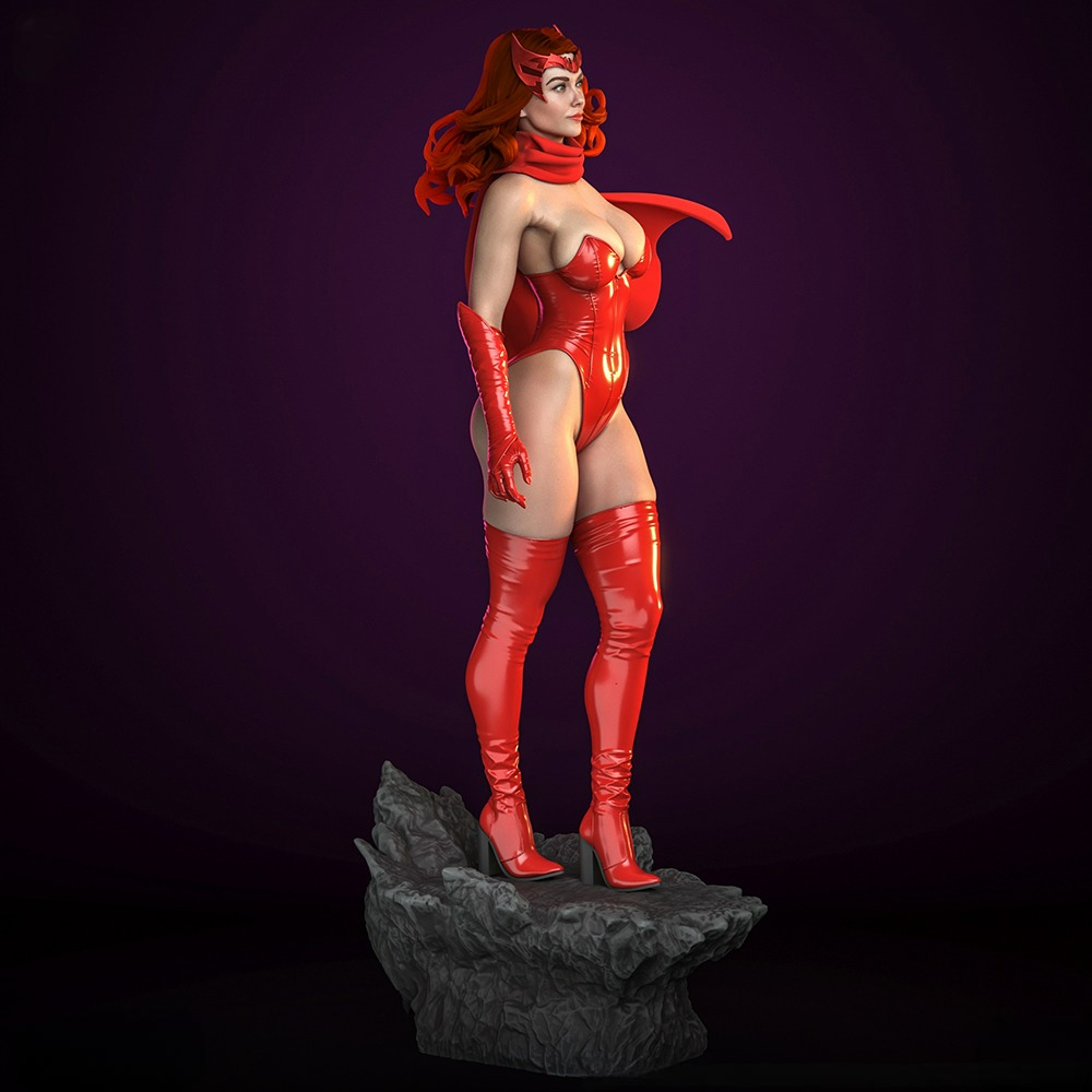 2664 Scarlet Witch - Wanda Maximoff - STL 3D Print Files